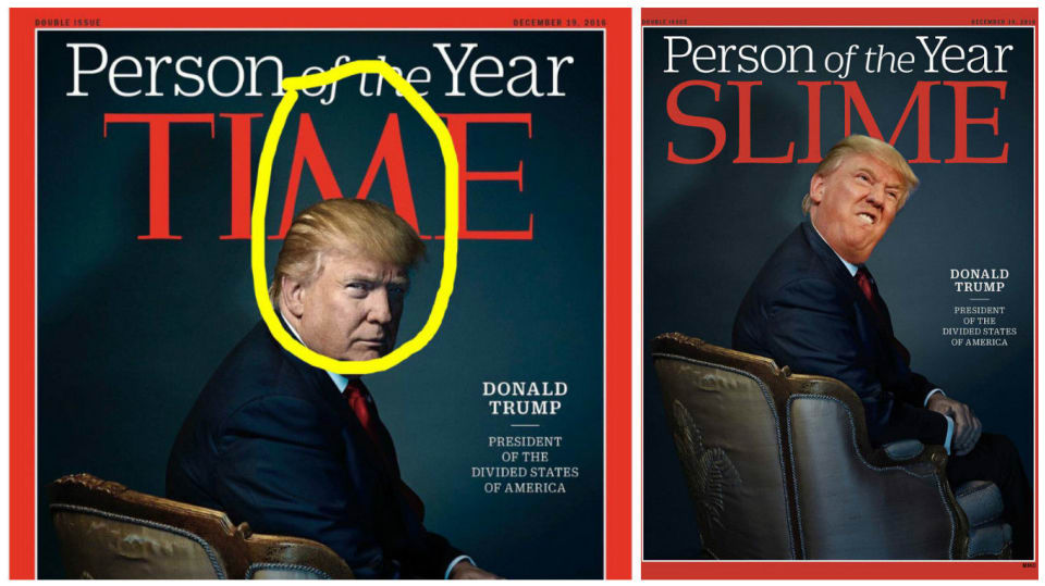 Donald Trump není jen osobností roku, ale taky internetovým fenoménem